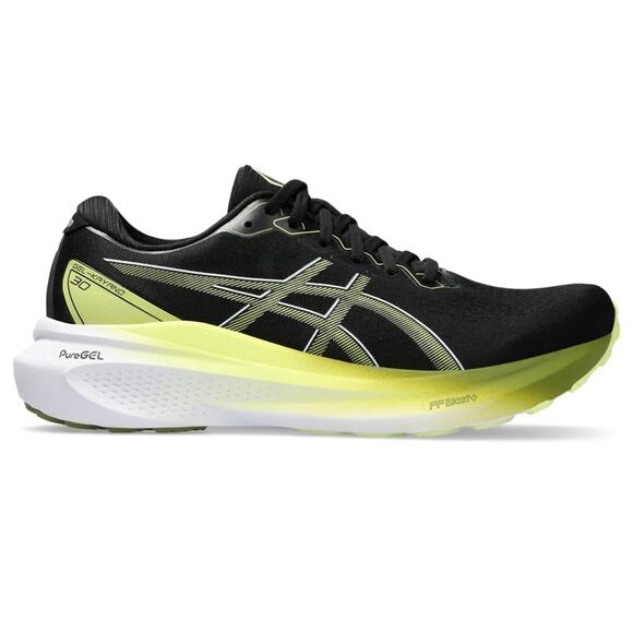 ASICS Men's Gel-Kayano 30 Running Shoes, Black/Glow Yellow Size 14 WIDE - Picture 2 of 9
